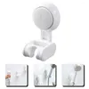 Bath Accessory Set Suction Cup Sucker Shower Base Nozzle Bracket Detachable Handheld Head Handle Holder White