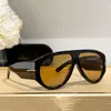 Lunettes de soleil design hommes et femmes porte-plaque de mode FT1044 lunettes surdimensionnées mode lunettes de soleil ford femmes style sport noir