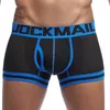 JOCKMAIL Brand Underwear Men Boxer Mesh Sexy Underpants Cotton Pants men sleep Male Panties JM441