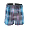 5Pcslot Boxer hommes mince sous-vêtements d'été coton homme grande taille court respirant Plaid Flexible Shorts Boxer mâle caleçons 240229