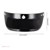 Caschi da moto Visiera universale a 3 pulsanti Flip Up Wind Shield Anti-UV per casco da moto