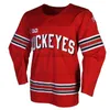 Custom Ohio State Buckeyes Hockey Jerseys any name any number mens women youth Logan Terness Nathan McBrayer Mason Klee Brent Johnson all stitched