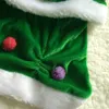 Christmas Tree Cat Costume Funny Pets Xmas Hoodie Dress Winter Holiday Party Warm Coat Apparel for Cats Dogs Kitten Puppy Fancy 240228