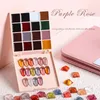 162435 Colori Solid Nail Gel Palette Kit per pittura con fango crema giapponese per Art Design UV semipermanente 2472105g 240219