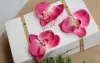 25 pièces orchidées papillon en soie fleurs artificielles tête d'orchidées arrangements pour voiture de Mariage décoration de la maison Mariage Flores fleurs Cymbidium 2024303