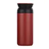 Water Bottles Portable Insulated Cup With Flat Lid Reusable Heat-Resistant Bottle For Home Car Office