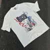2024SS bomullst-shirt sommarmän kvinnor kort ärm hip hop tee överdimensionerade tshirts