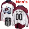 2023 Reverse Retro Avalanche Jersey Hockey Calum Ritchie Nathan MacKinnon Mikko Rantanen Keith Billiga Pavel Francouz Justus Annunen Samuel Girard Erik Johnson