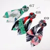 Accessoires pour cheveux bandes imprimées florales Scrunchie Streamer femmes fille élastique pour queue de cheval élastiques chouchous cravates 20 pièces F315D