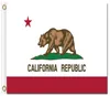 Bandiere ufficiali della nazione stato americano con due occhielli Bandiere della repubblica della California in poliestere 100d2246955