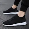 2020 Hot Sale Spring Explosion Running Sports Shoes Flying Woven Shoes Tide Shoes Cushioning Lightweight High Quality SneakersF6 Black white