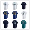 Custom Seattle Men women Youth Mariners 2 Tom Murphy 8 Pollock 29 Raleigh 37 Paul Sewald 55 Speier 48 Justin Topa 16 Kolten Wong 30 Trevor Gott Baseball Jerseys