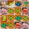 Women Men Designer Slippers Flat Bottomed Flip Flops Versatile Fashion Knitted Embroidery Casual Home Sandals2020