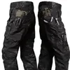 Mens Cargo Pants Multi Pockets Work Trousers Casual Tactical Pants Male Outwear Straight Autumn Winter Wear-resisting Trousers 240301