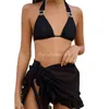 Women's Swimwear Summer Beach Women Bikini Cover-Ups Wrap Sarong Ladies 2024 Sexy Skirts 6 Color Swimsuit Cover Skirt