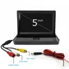 Inch TFT LCD Car Monitor Display Two-way AV Input Reversing Rearview Backup Camera Foldable