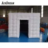 5x5x3mH (16.5x16.5x10ft) wholesale Good quality Advertising Inflatable Cube Tent,Inflatable Photo Booth PhotoBooth Tent with Full LED light for Party Wedding Event