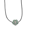 Pendant Necklaces Floral Necklace Comfortable Leathers Cord Suitable For Party