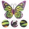 Väggklistermärken 1pc smidesjärn dekoration livtro fjärilar konstdekor