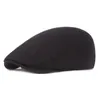 Berets Retro Herren Hüte Hut für Frauen Baumwolle Visiere Fischgräten Flache Kappen Casual Künstler Schirmmütze Gorras