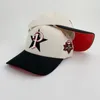 Casquettes de baseball personnalisées de haute qualité, 5 panneaux, style cadre en coton, avec logo brodé en relief en 3D, chapeaux bicolores