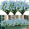 Decoratieve bloemen Lente Orchidee Simulatie Bloemstuk Woonkamer Slaapkamer Woondecoratie Bloemsierkunst Blauw Zinnia