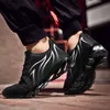 2019 NUEVOS Hombres Zapatos para correr Blade Amortiguación Deporte Zapatillas de deporte masculinas Zapatillas transpirables Hombre Deportiva Caminar al aire libre JoggingF6 Negro blanco