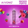 AIVONO 15000 Mesh coil 0,6ohm E-liquid 24ml Nicotina 0%/2%/3%/5% Batteria 18250 Ricaricabile Type-C Capacità della batteria 600mAh AIVONO FATMAN BANG BOX BANG crazvapes