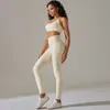 Lu Align Femme Ensembles De Taille Leggings Tenue Femmes Haut Et Haut Deux Pièces Ensemble Survêtement Sans Couture Fitness Tenues D'entraînement Vêtements De Sport Jogger Gry Lemon Lady Gry Sports Filles