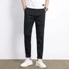 Spring Men Straight Cotton Casual Pants Summer In Loose Pantalones Holgados Gray Baggy Male Hombre Man Y2K 240226