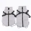 Vests Warm Dog Vest Pet Cotton Coat Reflective Strap Dog Jacket Pet Clothes For Small Medium Dog Green Gray Black