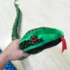 Juguete de peluche para niños simulación de color serpiente bebé niños juguete de peluche regalo de Navidad serpiente malvada 240220