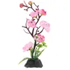 Conjuntos de louça Artificial Plum Blossom Roxo Flor Buquê Flores Arranjo Centerpieces Cozinha Decoração para Sashimi Sushi Placa