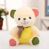 2024 Giocattoli di peluche Teddy Bear Peluche Doll Teddys Bear Ins Orsi colorati Bambole cingolate Natale Children039s Regalo Home Ornament 28cm