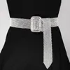 Cinture Cintura in vita bling per abiti da donna Jeans alla moda Cowgirl Western Drop
