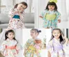 2020 bébé fille barboteuses style japonais Kawaii filles imprimé floral robe kimono pour enfants costume infantile Yukata vêtements asiatiques Y2746 Q07098614