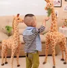 Cute Huge Giraffe Plush Toys Lifelike Cartoon Animals Stuffed Dolls Real Simulation Deer Soft Toys For Christmas Gifts MX2007167519548