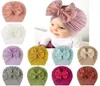 Casquettes chapeaux solide fleur arc bébé chapeau enfants casquette née filles pographie accessoires bonnet Turban Infant8387130