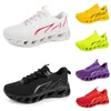 2024 Erkek Kadın Koşu Ayakkabı Siyah Beyaz Kırmızı Mavi Sarı Neon Gri Mens Eğitmenleri Spor Açık Atletik Spor Ayakkabıları Gai Color85