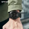 Zegarek na rękę pojedynczy wyświetlacz elektroniczny zegarek Cool Light Digital Proste i wielofunkcyjne wodoodporne sporty na świeżym powietrzu Montre