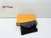 Designer Purse Mini Designer Wallet L Small Size V Card Seat Small Size Fashion Leather Key Bag Coin High Quality Wallet