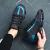 High Quality Men's Casual Sports Shoes Air Cushion Running Shoes Tide Shoes Comfortable Lightweight Wild Jogging Casual ShoesF6 Black white