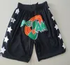 Team Shorts Vintage Basketball Zipper Pockets Running Clothes Space Jam Black Just Done Size SXXL4320667