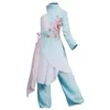 Abbigliamento da palcoscenico Stile cinese Hanfu Danza classica Ragazze Yangko Costumi Fan Ombrello Abbigliamento da prestazione Elegante