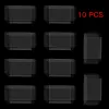 ケース10PCS透明ゲームカートリッジペットケースゲーム任天堂スイッチ用プラスチックペットプロテクターゲームカードボックススイッチOLEDディスプレイボックス
