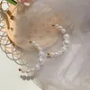 Brincos de parafuso prisioneiro coreano elegante grande pequena pérola para mulheres encantadores acessórios de noivado de casamento moda jóias presente