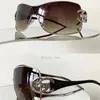 2000s Retro One Piece Designer نظارات شمسية للنساء الفاخرة الضخمة حول نظارات الشمس UV400 Ladies 2023 New Fashion Eyewear Shades 0004