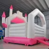 Château gonflable gonflable princesse rose en PVC, Moonwalks, videur sautant, maison de rebond blanche pour mariage, jeu pour enfants