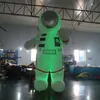 Entrega gratuita de porta atividades ao ar livre Custom made 8mH (26 pés) gigante inflável luz led astronauta balão inflável gigante para publicidade