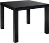 Parsons slutbord, svart, sidobord, traditionell skräddarsydd design, lyxiga utemöbler utomhus